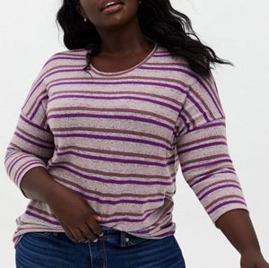 Torrid Size 1 Super Soft Plush Long Sleeve Top